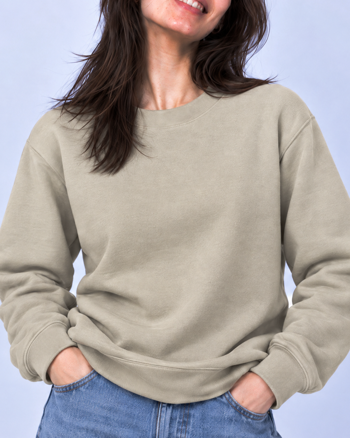 Basics unisex mikina šedá