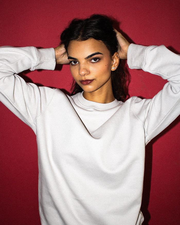 Nothing is hotter... unisex mikina creme